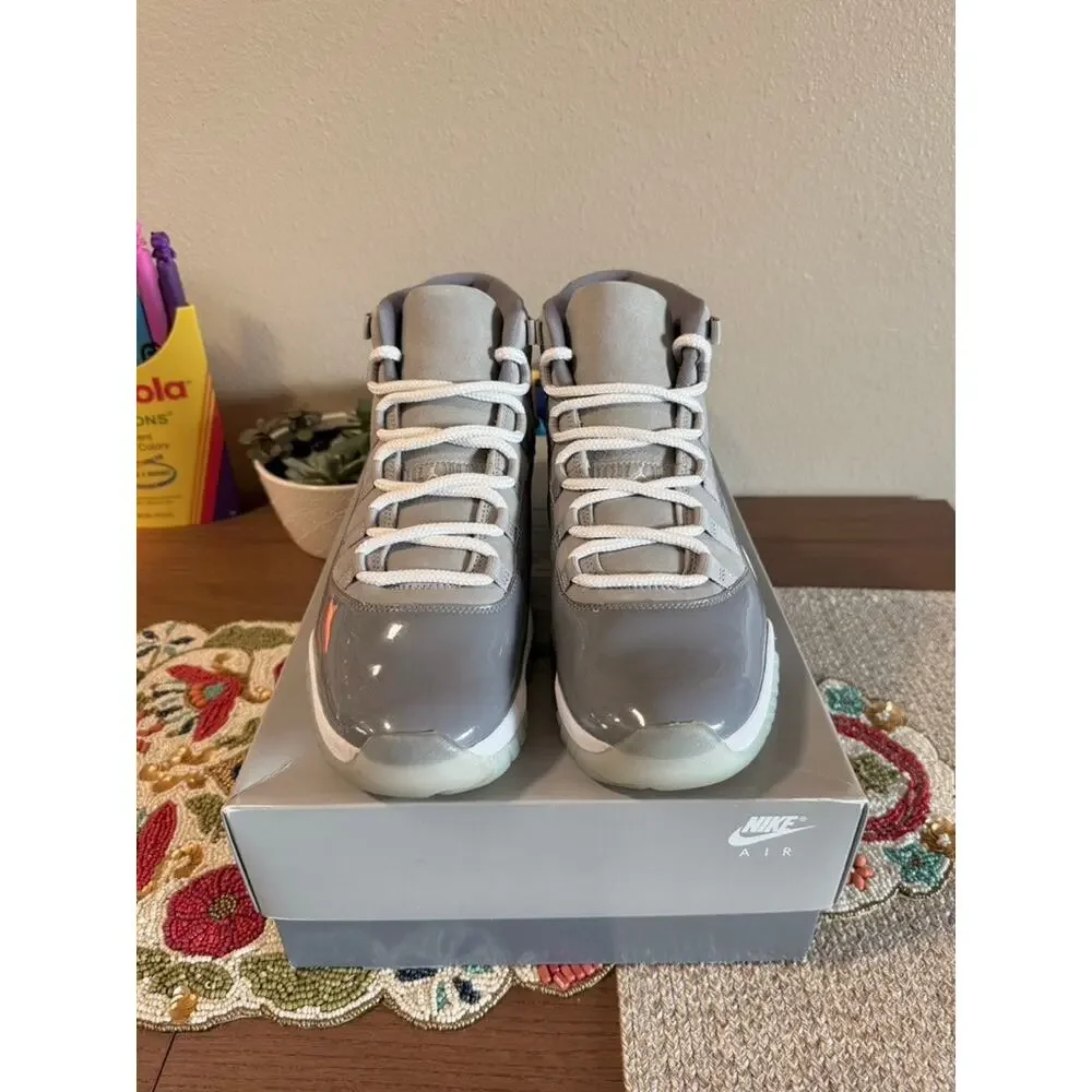 Jordan 11 Retro Cool Grey 2021 White Medium Cement Tokyo Suede CT8012 005